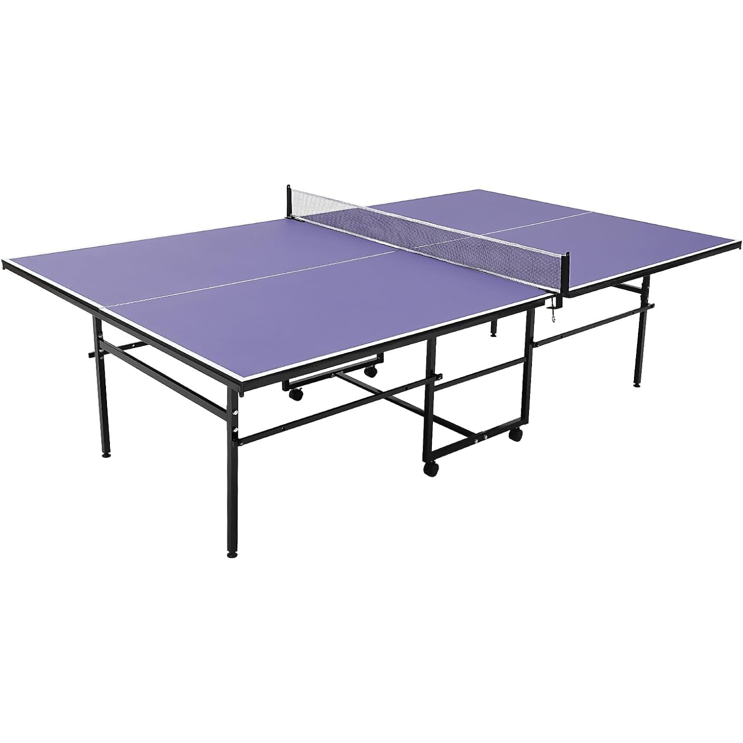 Table Tennis How To Play - 8 ft Portable Ping Pong Table，Professional