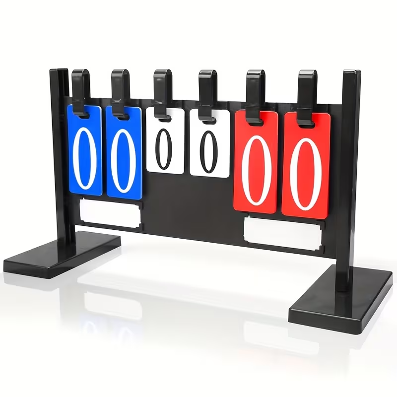 Table Tennis Dimension - Portable Manual Flip Scoreboard Desktop Sports