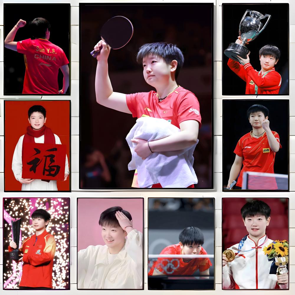 Table Tennis Dimension - Champion Table Tennis Athlete S-Sun Yingsha