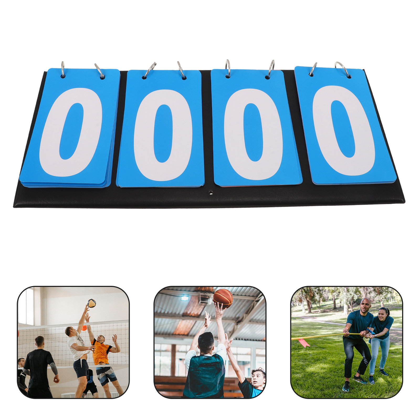 Four Scoreboards Portable Bask - Table Tennis Scoreboard 评论和价格