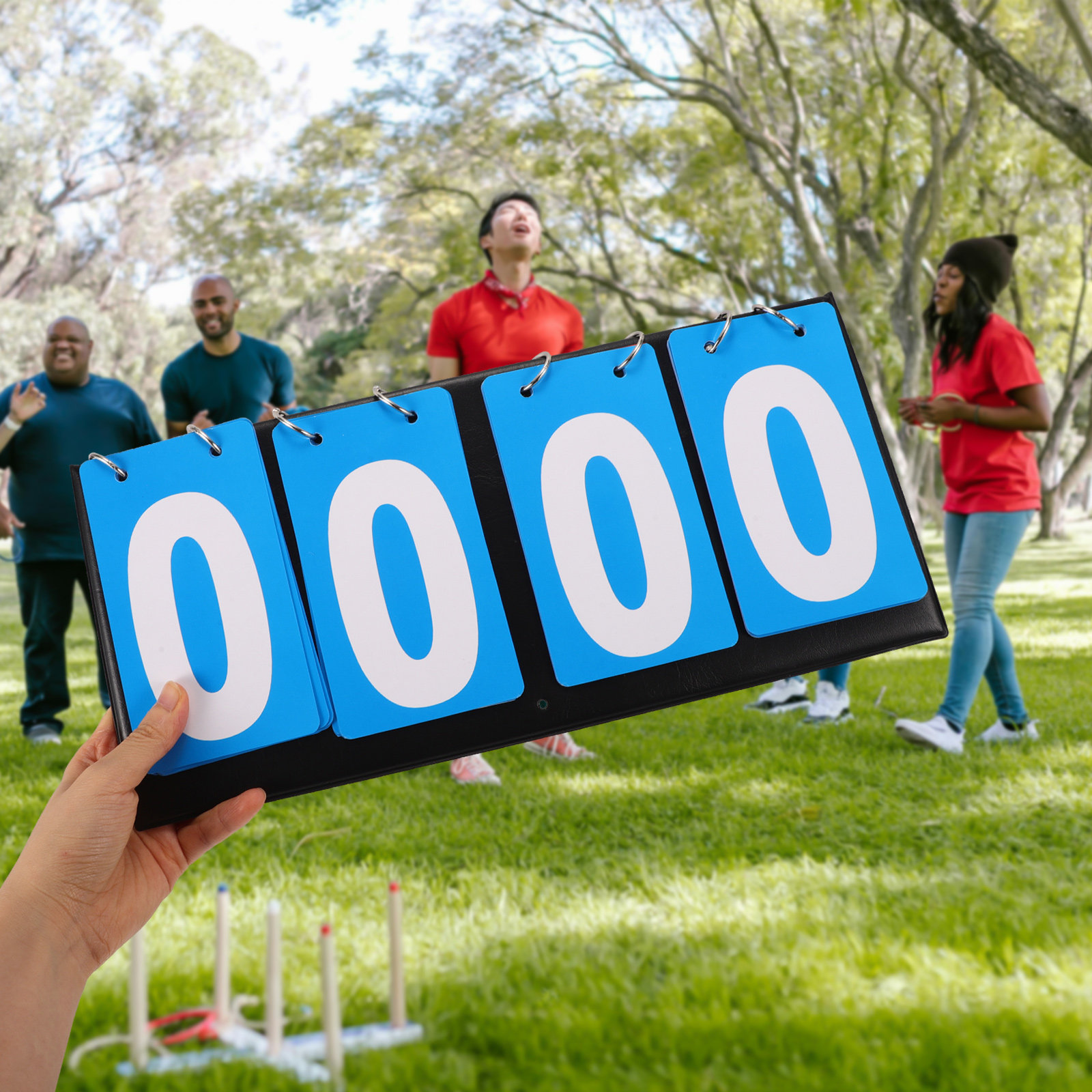 Four Scoreboards Portable Bask - Table Tennis Scoreboard 评论和价格