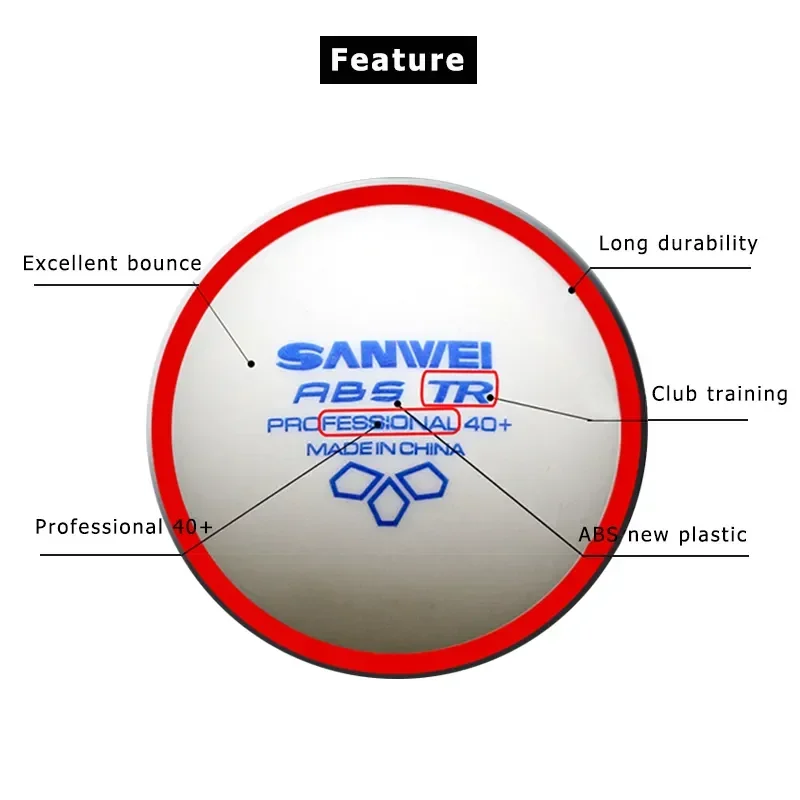 SANWEI-ABS TR 3 Star Table Ten - Table Tennis How To Play 评论和价格