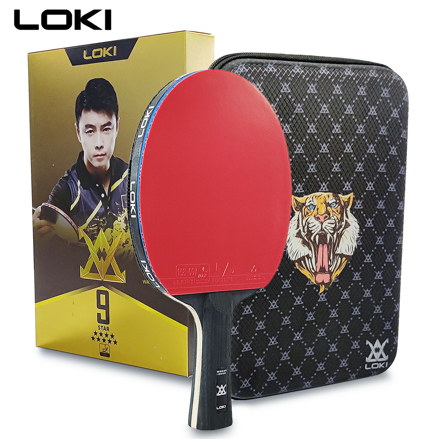 LOKI 9 Star Table Tennis Racke - Table Tennis Movie 评论和价格