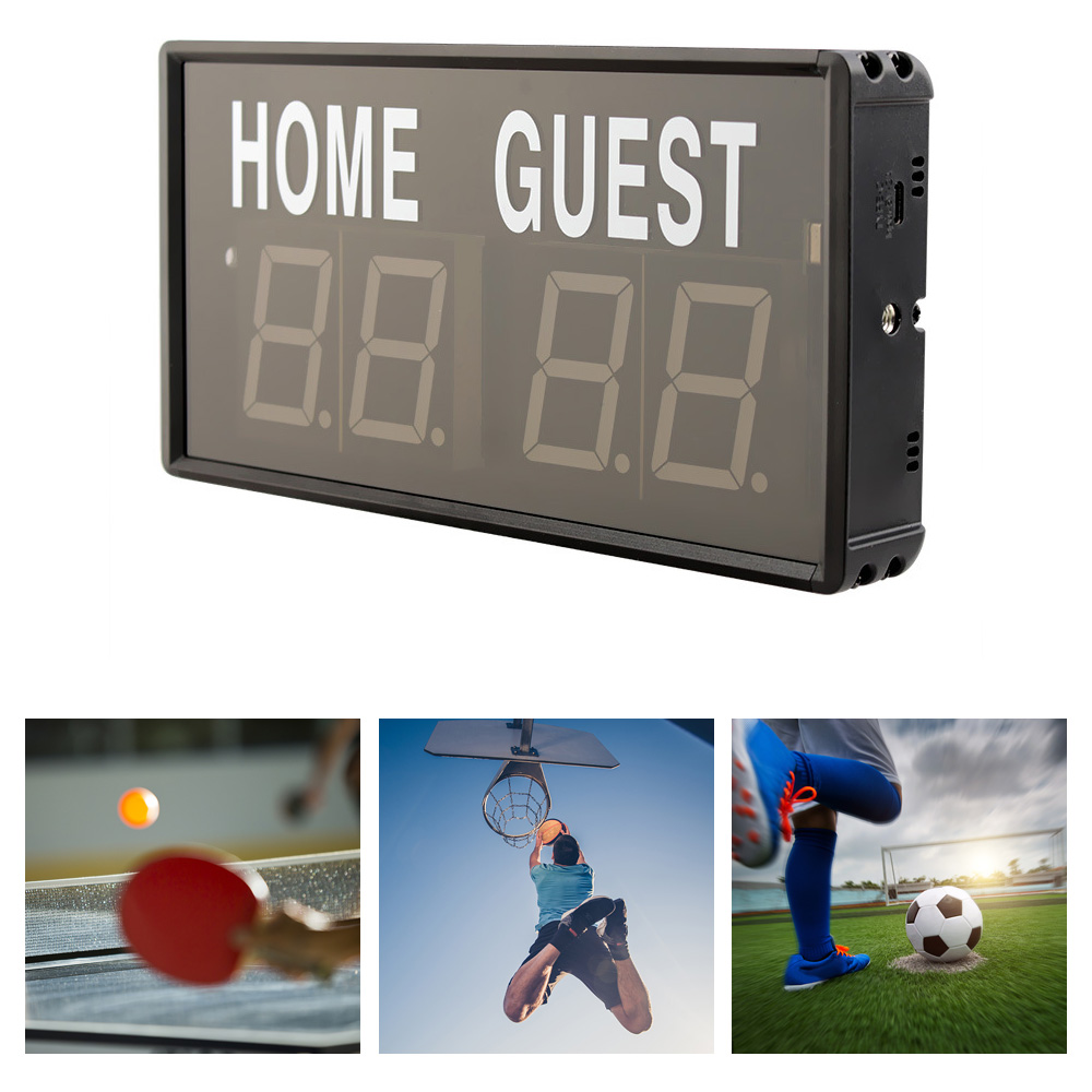 4-Digit LED Electronic Score K - Table Tennis Scoreboard 评论和价格