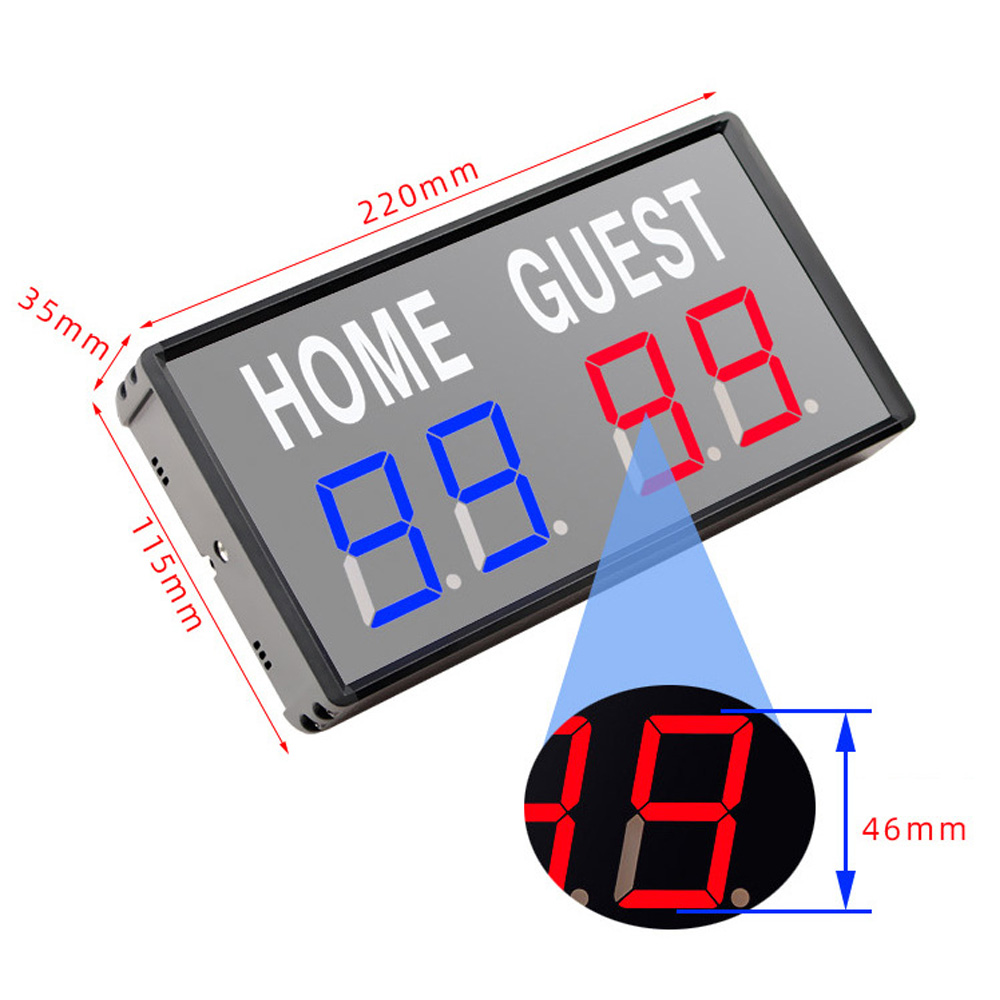 4-Digit LED Electronic Score K - Table Tennis Scoreboard 评论和价格