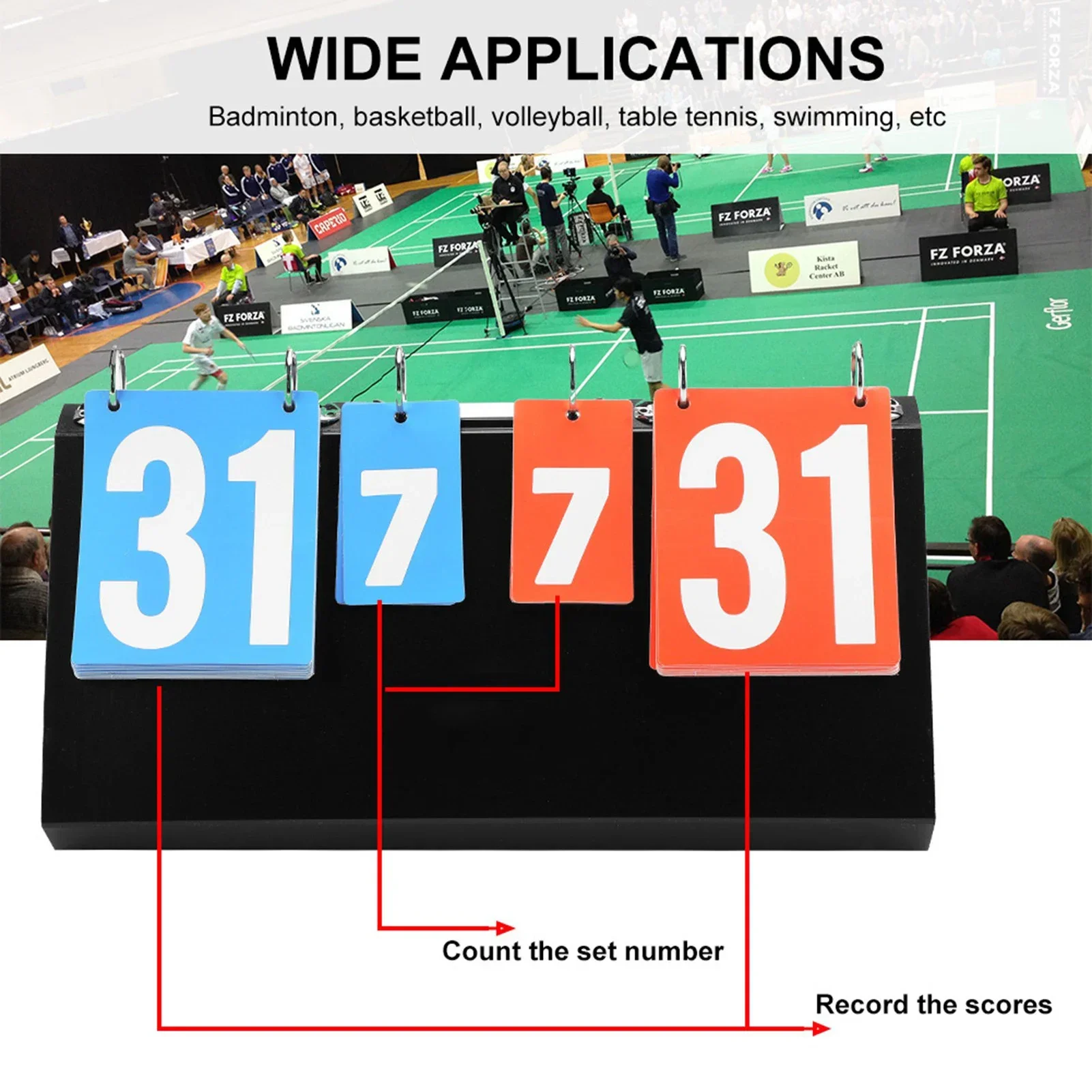 4 Digit Sports Competition Sco - Table Tennis Scoreboard 评论和价格