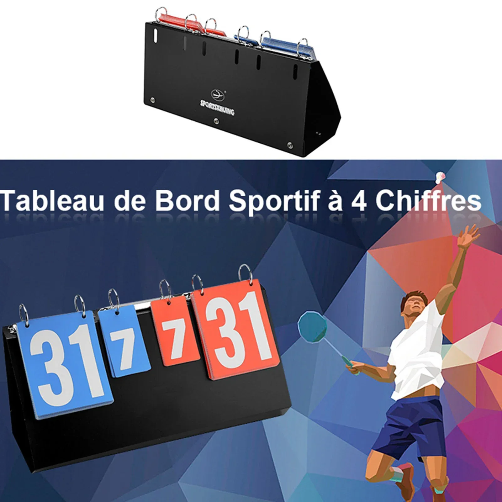 4 Digit Sports Competition Sco - Table Tennis Scoreboard 评论和价格