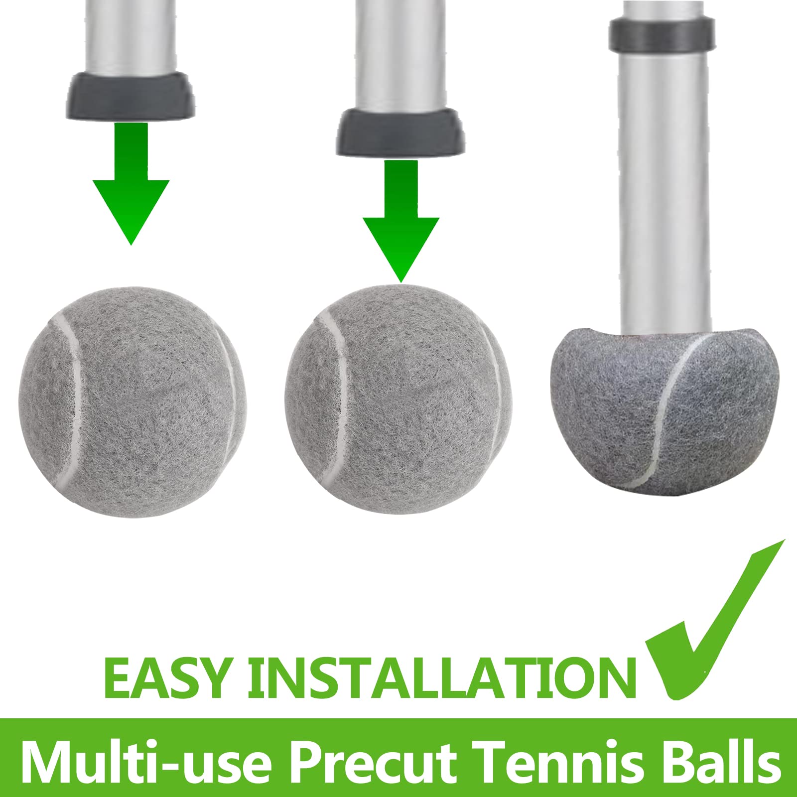 Tennis Ball Chair Leg Caps Ant - Table Tennis Footwork 评论和价格