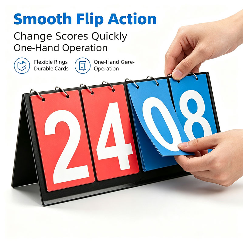 4‑Digit Flip Scoreboard Portab - Table Tennis Dimension 评论和价格