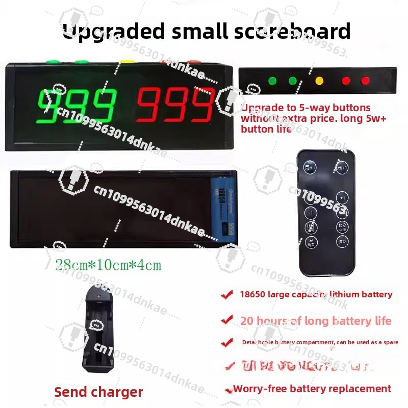 Basketball Game Electronic Sco - Table Tennis Scoreboard 评论和价格