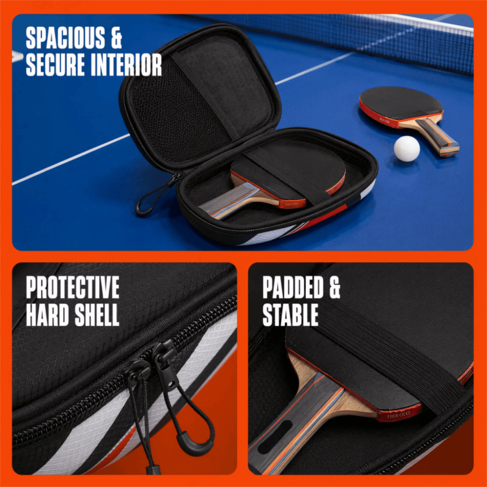 EVA Table Tennis Racket Case S - Table Tennis Protective Cover 评论和价格