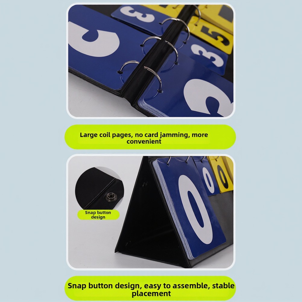 Black blue yellow Flip Scorebo - Table Tennis Scoreboard 评论和价格