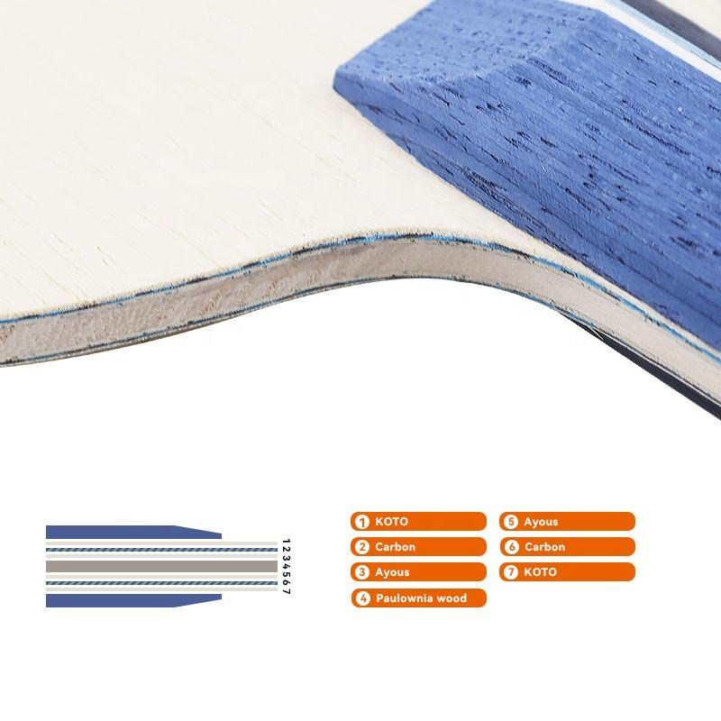 1PCS Blue Carbon Fiber Table T - Table Tennis Racket 评论和价格