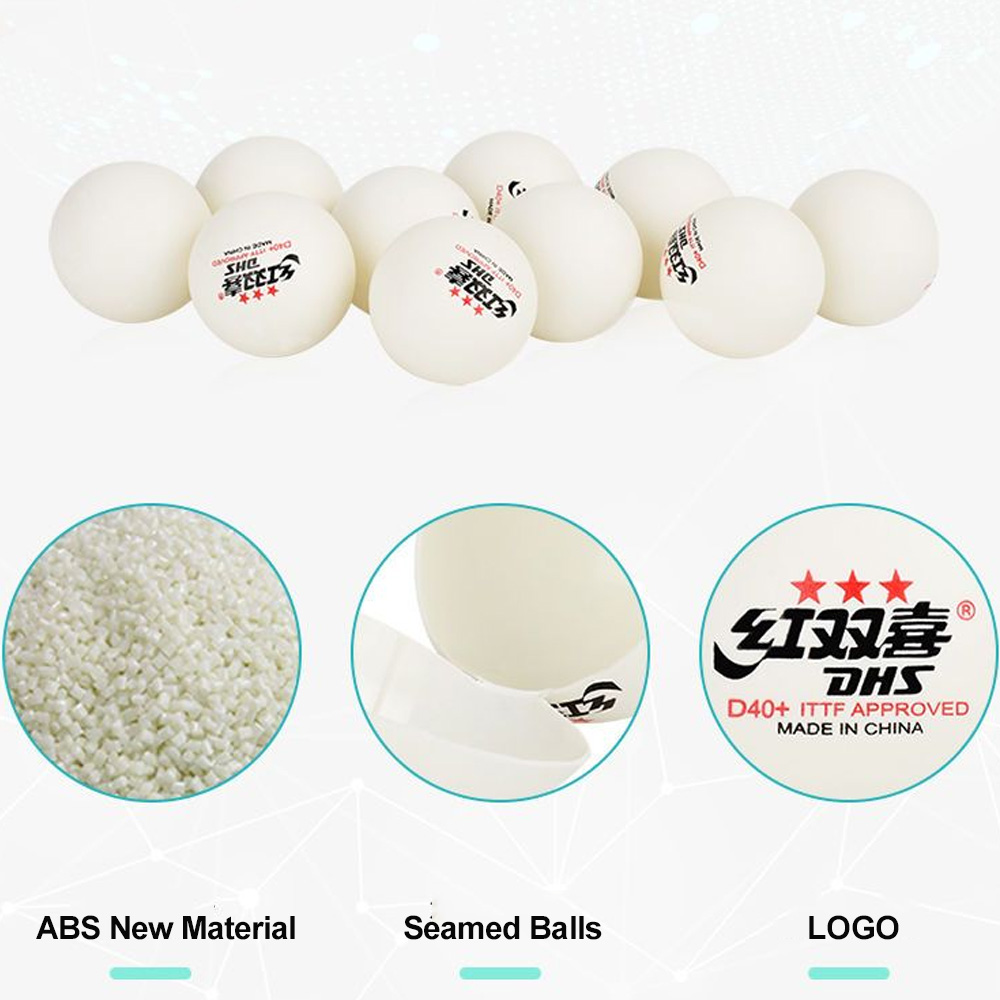 DHS D40+ DJ40+ Ping Pong Balls - Table Tennis How To Play 评论和价格